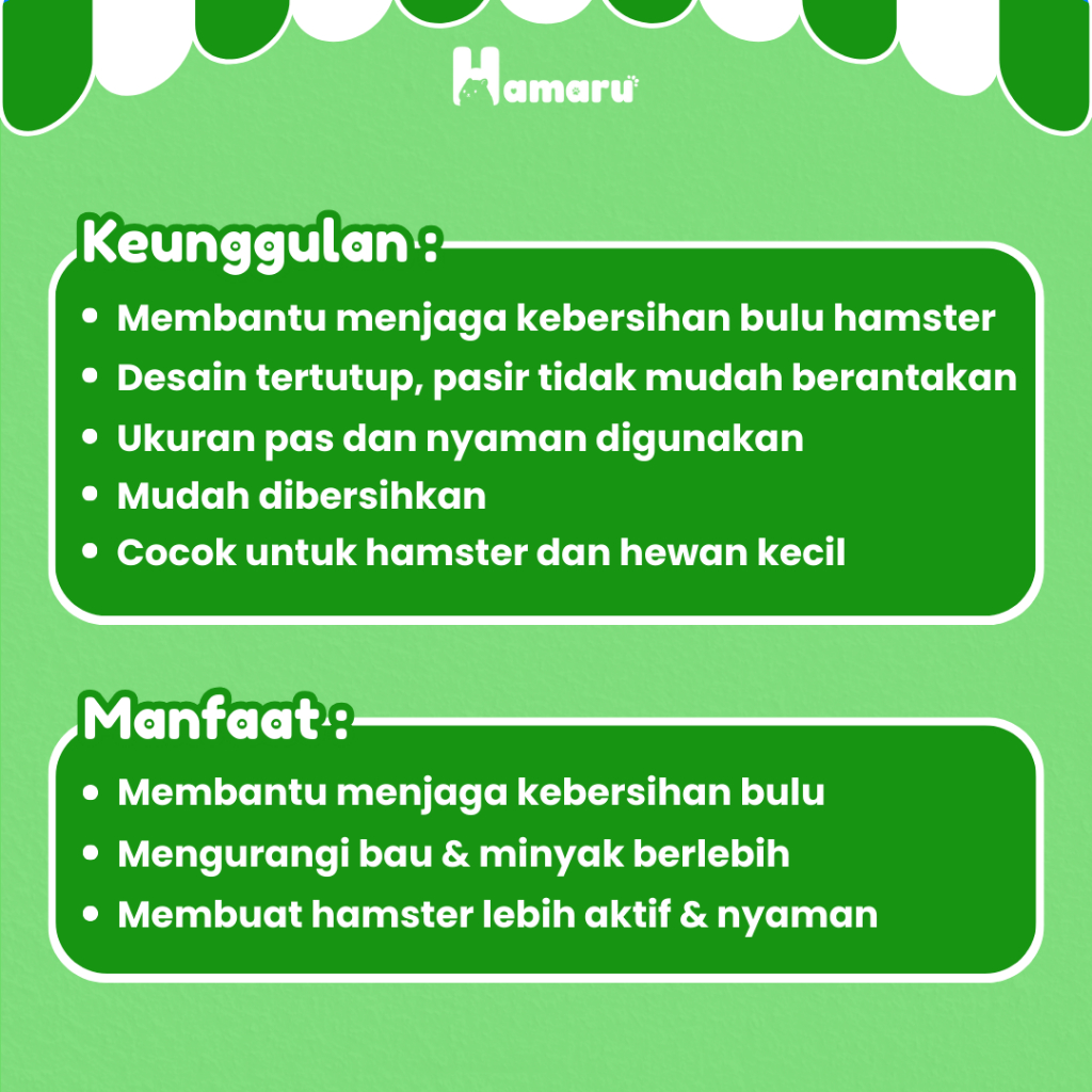 HAMARU Airplane Sandbath Tempat Mandi Pasir & Bermain Hamster Marmut Gerbil Hewan Kecil