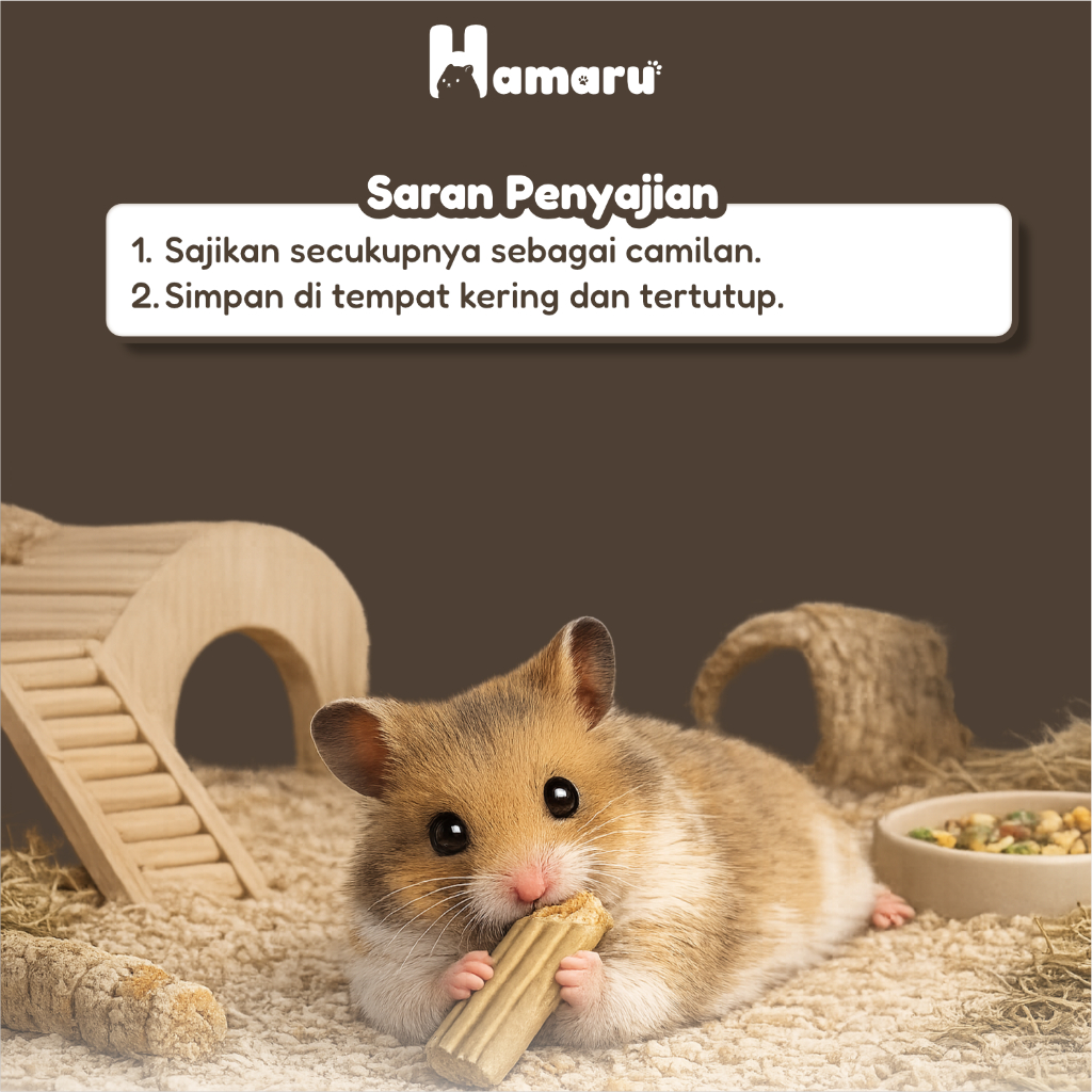 Hamaru Milk Stick Snack Camilan Hamster Treat Reward Hamter Cincila Marmut Sugar Glider Small Pets