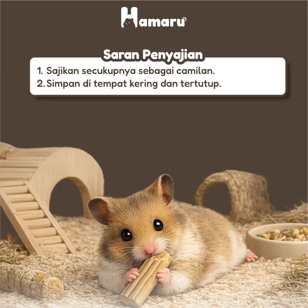 Hamaru Milk Stick Snack Camilan Hamster Treat Reward Hamter Cincila Marmut Sugar Glider Small Pets