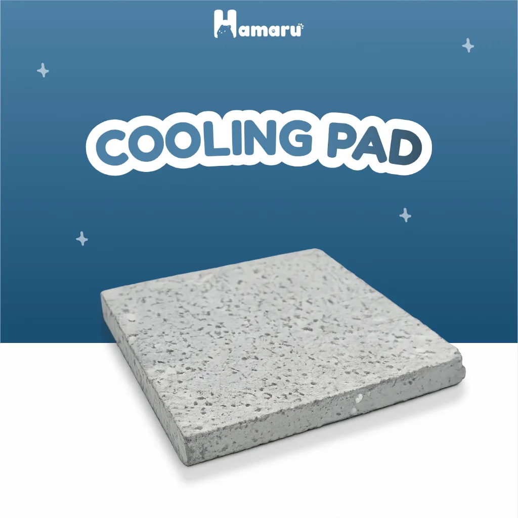 Hamaru Cooling Pad Hamster Marmer Alas Dingin Batu Natural