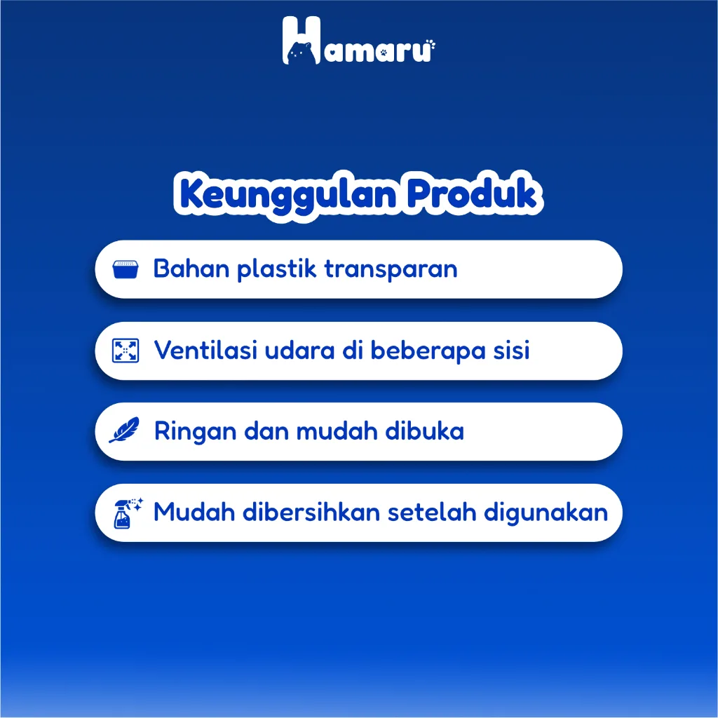 Hamaru Hamster Ball Jogging Bola Lari Mainan Accesories Hamster Marmut Landak Mini Hewan Kecil