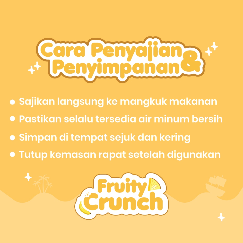 Hamaru Fruity Crunch Makanan Pakan Pelet Buah Kering Hamster - 50g