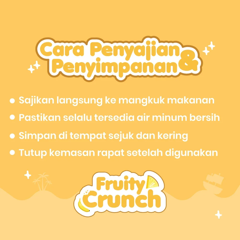 Hamaru Fruity Crunch Makanan Pakan Pelet Buah Kering Hamster - 50g