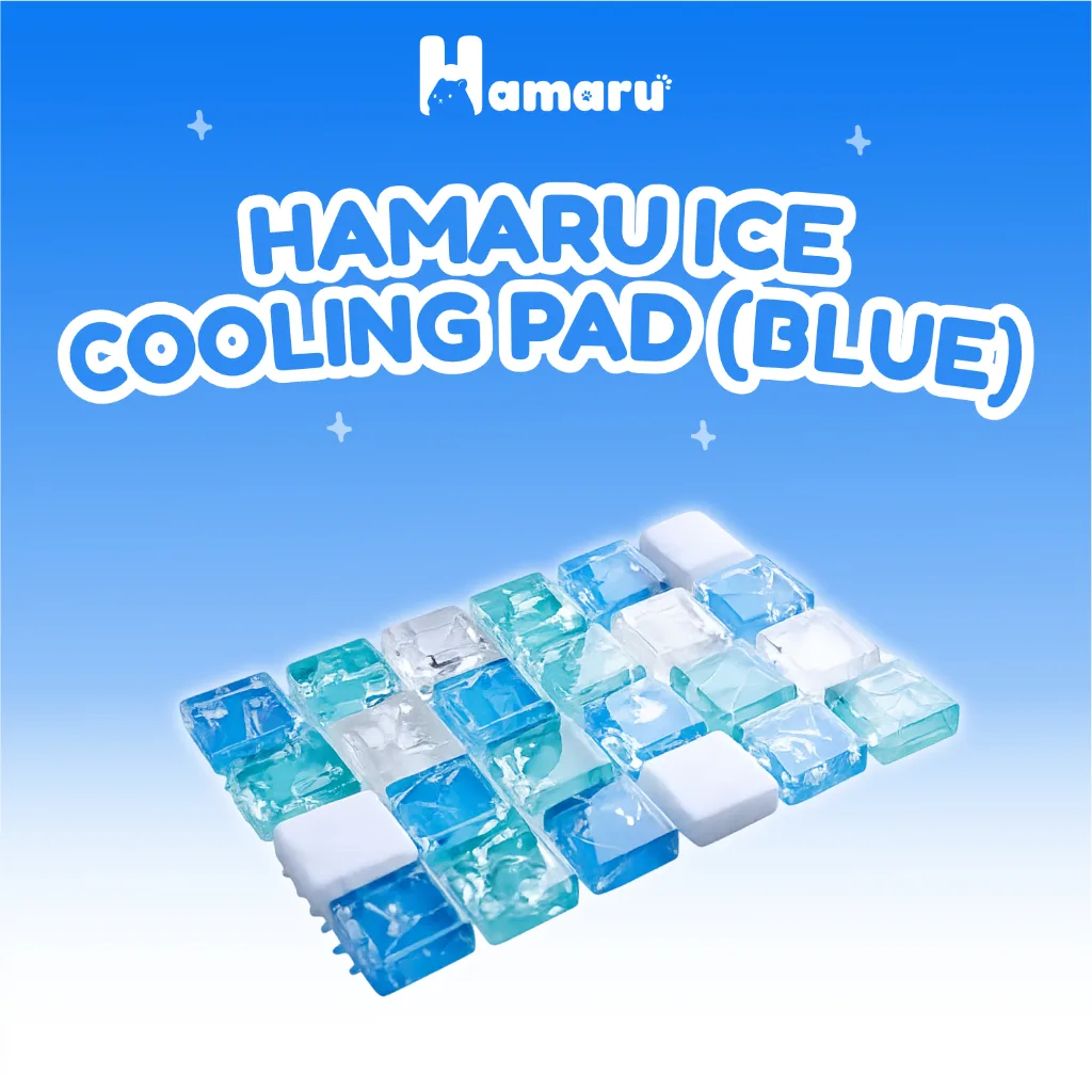 Hamaru Ice Cooling Pad Hamster Alas Dingin Summer Mat Hamster Hewan Kecil - Blue