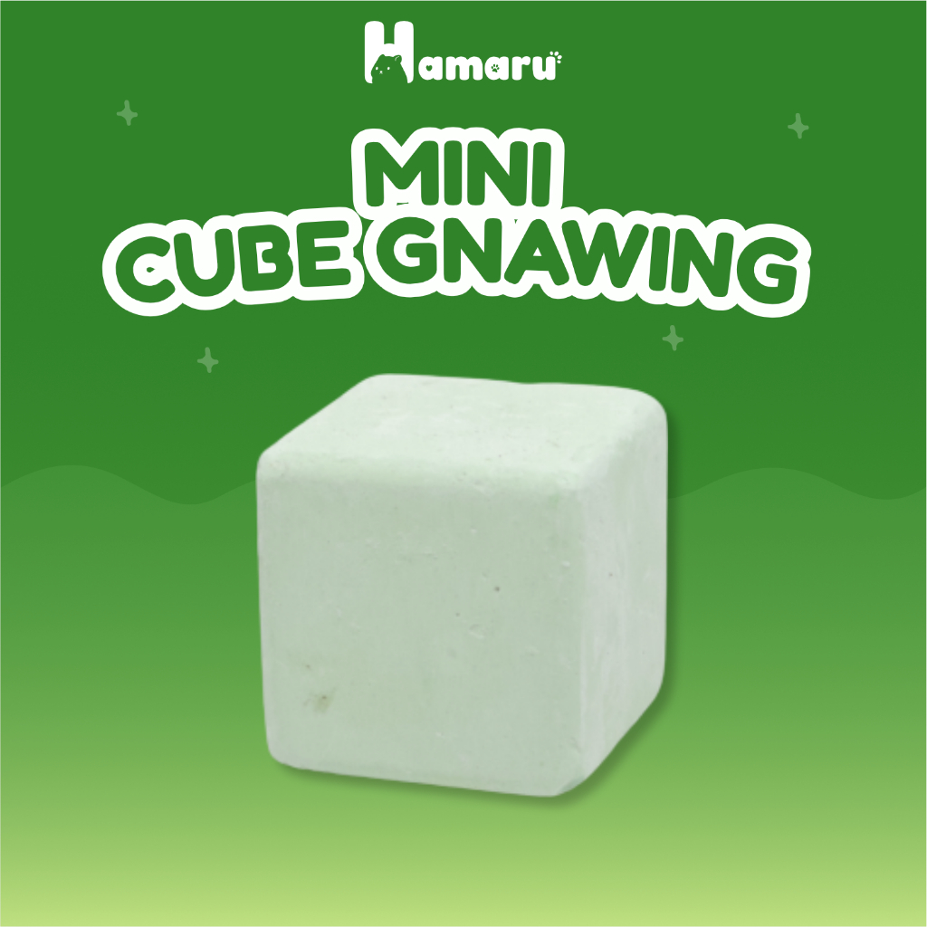 Hamaru Mini Cube Gnawing Batu Asah Gigi Hamster Marmut Sugar Glider