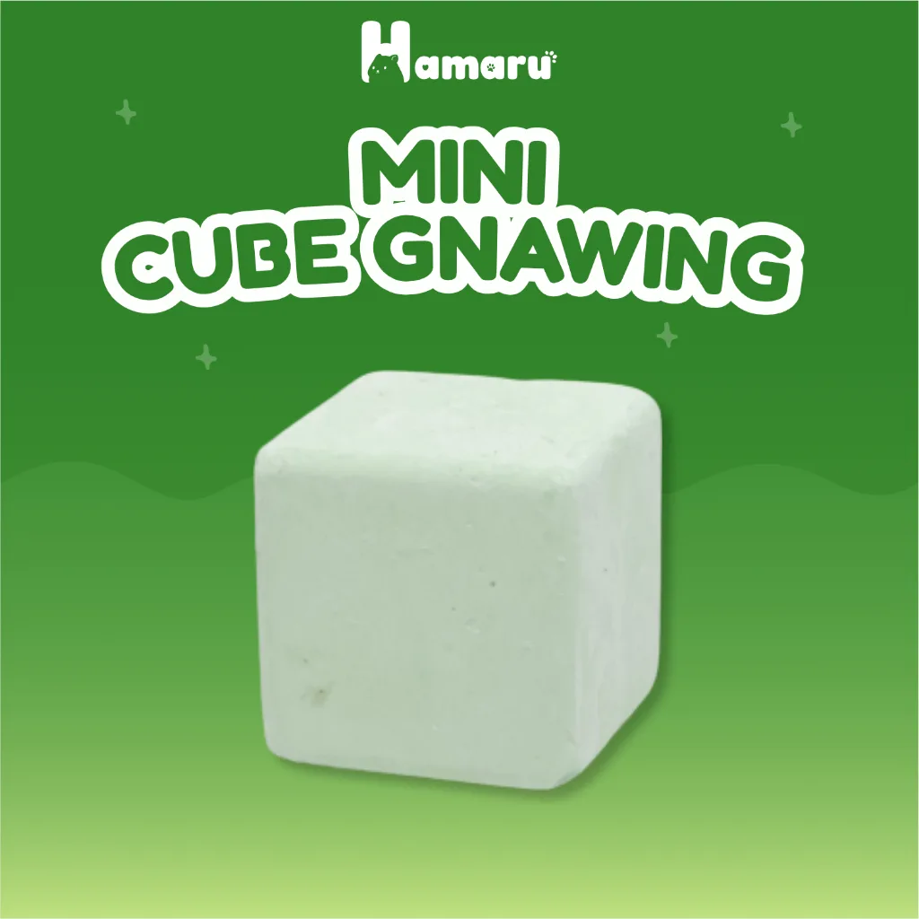 Hamaru Mini Cube Gnawing Batu Asah Gigi Hamster Marmut Sugar Glider