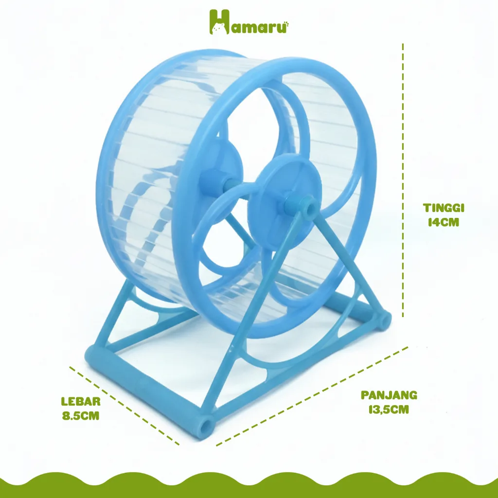 HAMARU Wheels Exercise Kincir Mainan & Latihan Olahraga Hamster Hewan Kecil