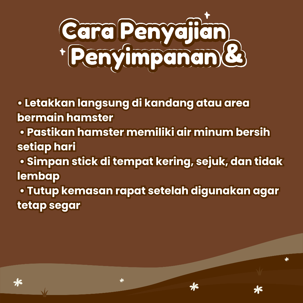 HAMARU Apple Chew Stick Kayu Apel Alami Gigitan & Perawatan Gigi Hamster Sugar Glider Marmut
