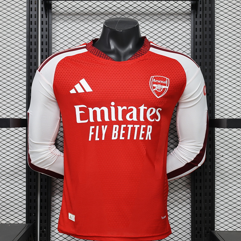 Arsenal Home 26/27 Player Version - Long Sleeve Lengan Panjang