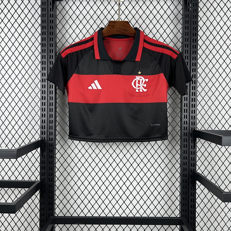 Wanita Flamengo Crop Top 2026/27 Home Jersey