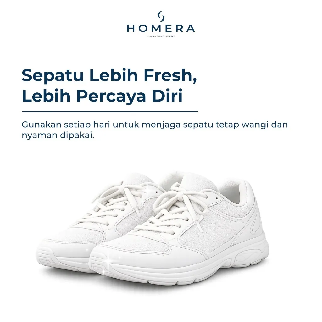 HOMERA Shoes Deodorizer Bubble Gum 100ml Anti Bakteri Jamur Penghilang Bau Sepatu