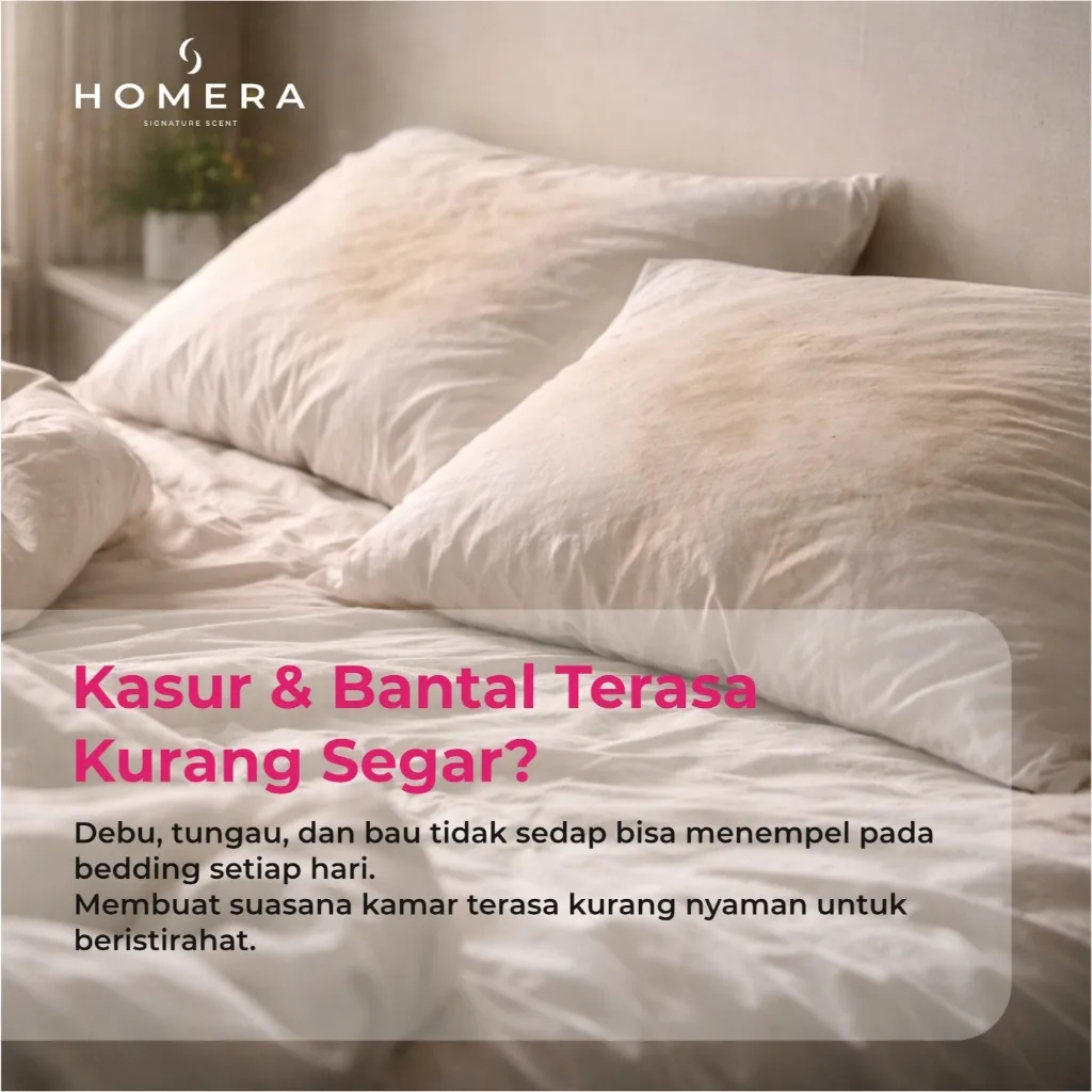 HOMERA Linen Spray Sakura Blossom 100ml Anti Bakteri Pewangi Sprei Pengharum Kamar