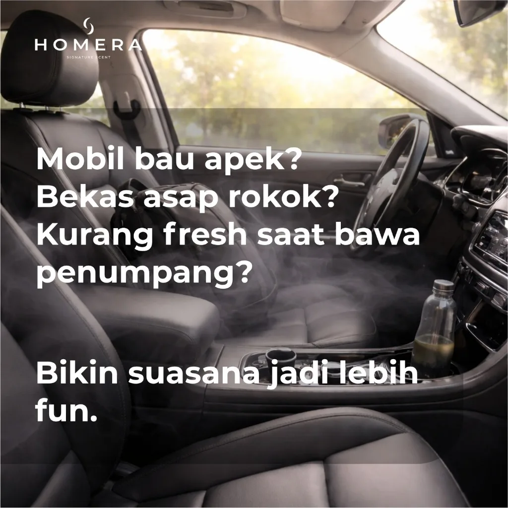 HOMERA Parfum Mobil Bubble Gum 70ml Pewangi Mobil Tahan Lama Anti Bau Wangi Manis Segar Premium