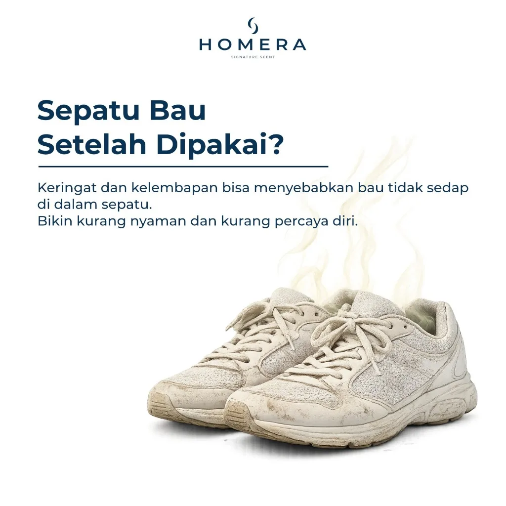 HOMERA Shoes Deodorizer Bubble Gum 100ml Anti Bakteri Jamur Penghilang Bau Sepatu