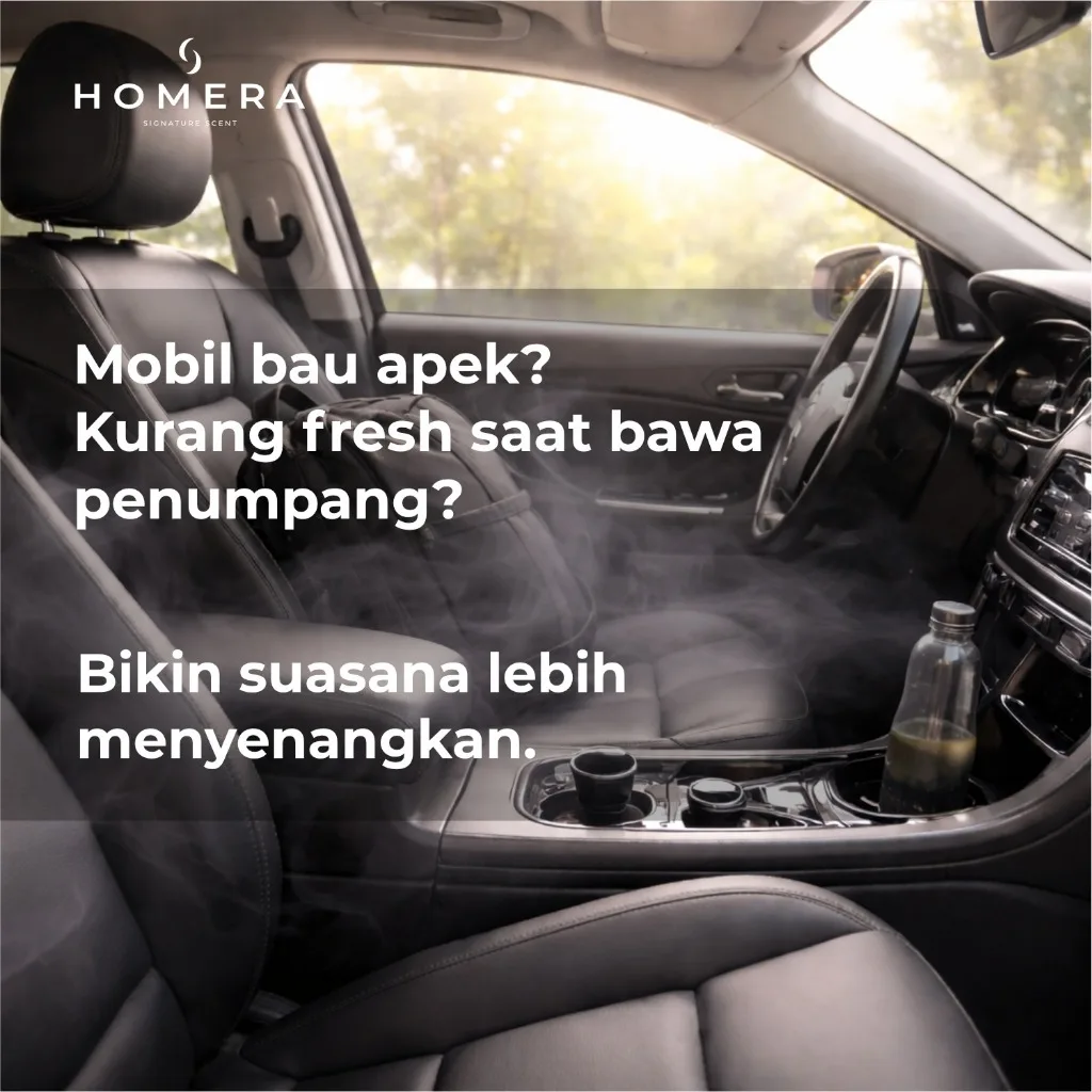 HOMERA Parfum Mobil Sweet Apple 70ml Car Air Freshener Wangi Apel Manis Segar Tahan Lama Anti Bau