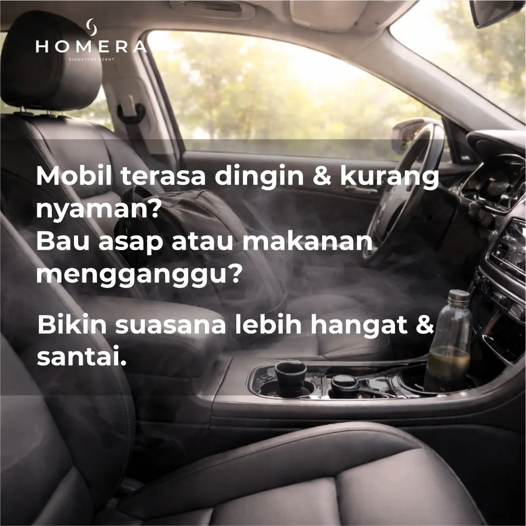 HOMERA Parfum Mobil Chocolate 70ml Car Air Freshener Wangi Coklat Manis Tahan Lama Anti Bau