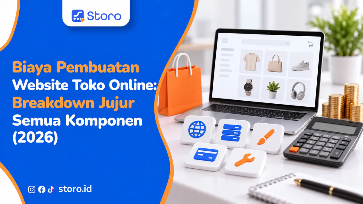 Biaya Pembuatan Website Toko Online: Breakdown Jujur Semua Komponen (2026)