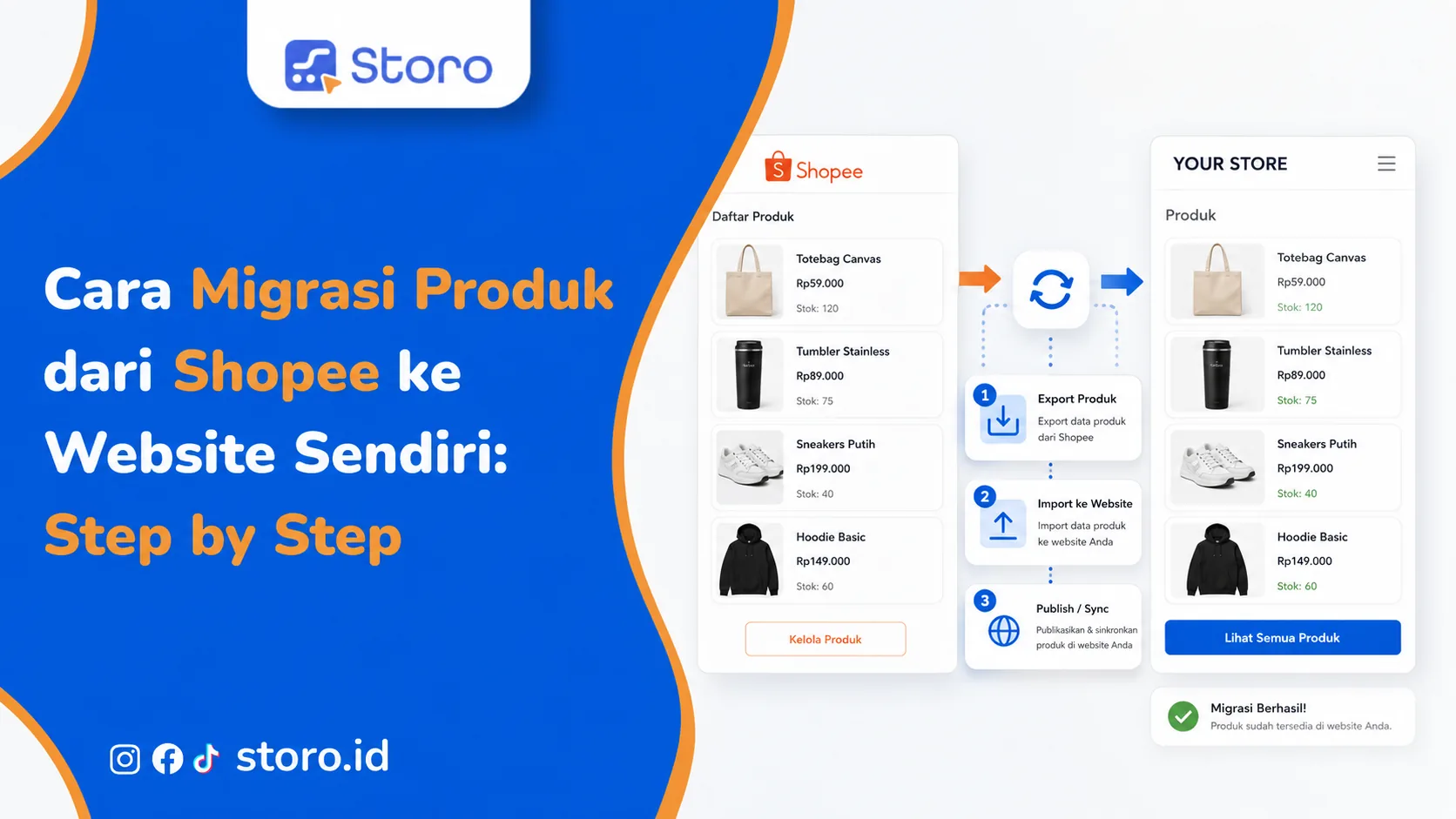 Cara Migrasi Produk dari Shopee ke Website Sendiri: Step by Step