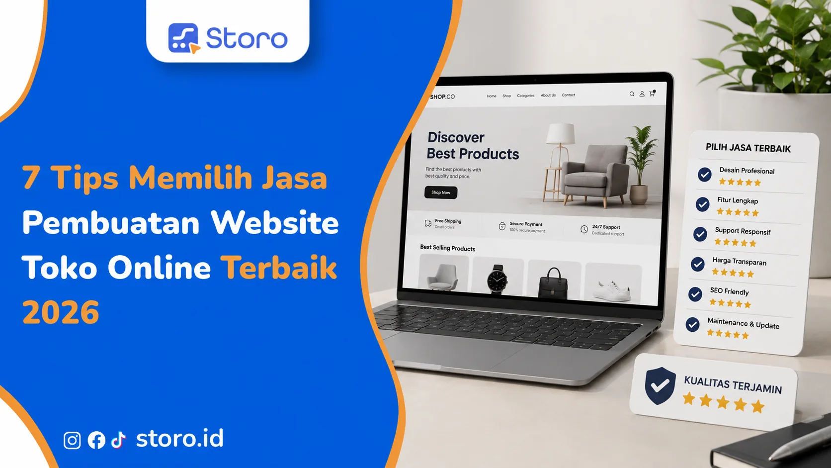 7 Tips Memilih Jasa Pembuatan Website Toko Online Terbaik 2026