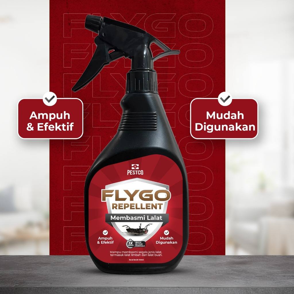 PESTCO Racun Lalat Ampuh 500ml – Obat Lalat & Semprotan Pengusir Lalat Efektif untuk Rumah dan Dapur