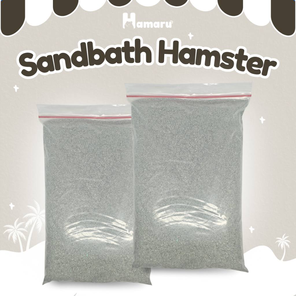 HAMARU Sandbath Pasir Mandi Halus Hamster Hewan Kecil Pasir Mandi Murah 1KG