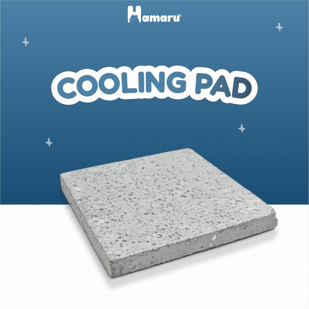 Hamaru Cooling Pad Hamster Marmer Alas Dingin Batu Natural