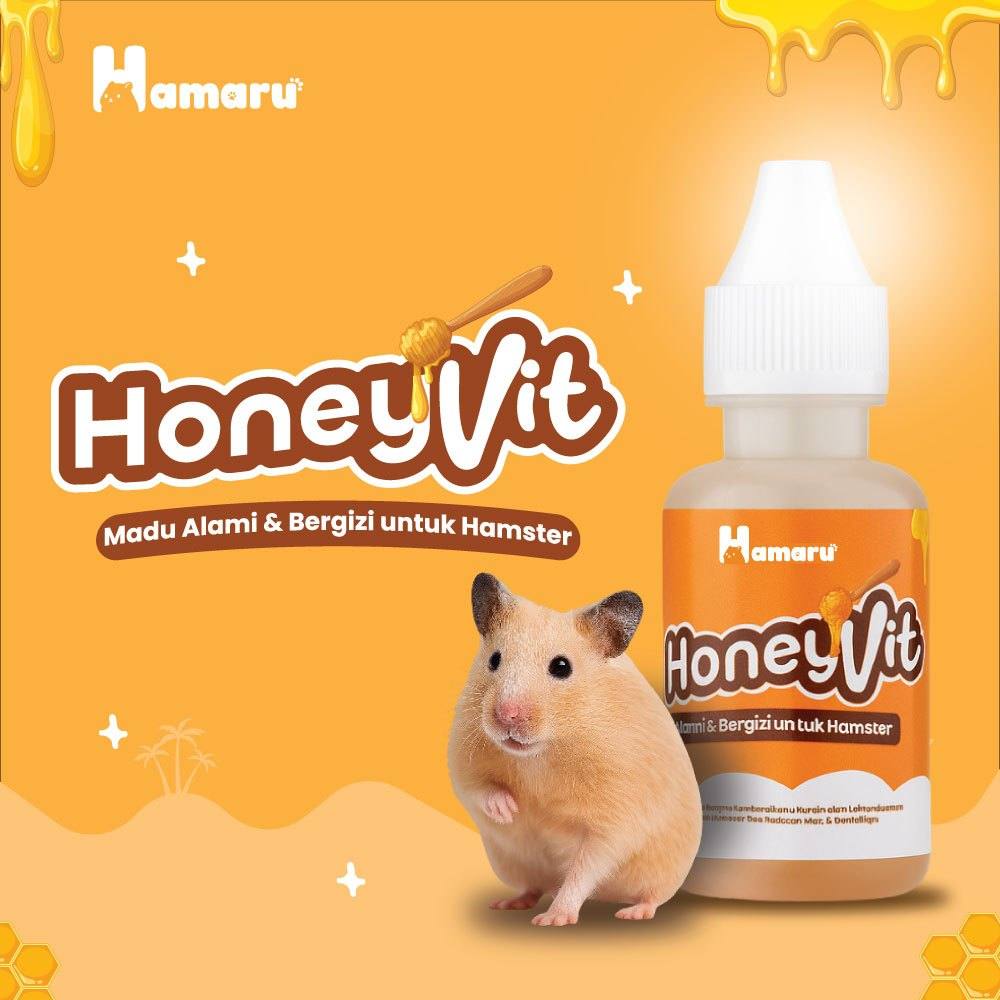 HAMARU HoneyVit Madu Murni Suplemen Hamster dan Hewan Lainnya - 30ML