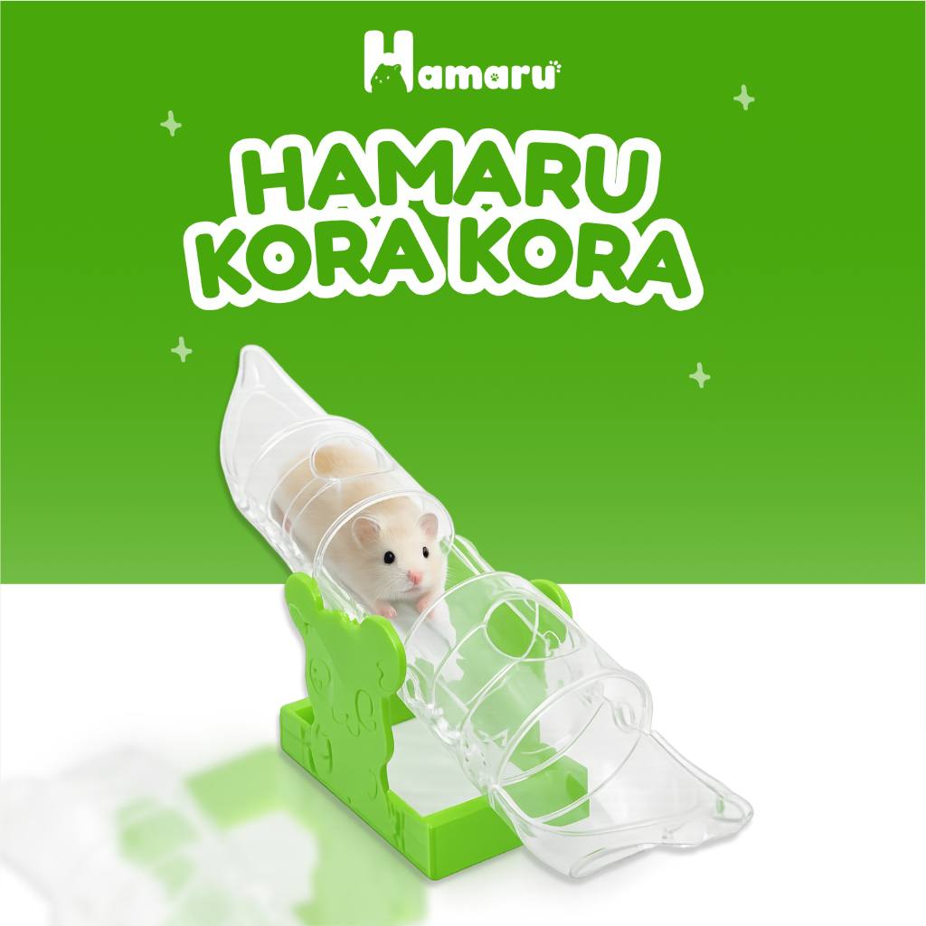 Hamaru Kora Kora Tunnel Hamster Mainan Terowongan Hamster Transparan Dengan Stand